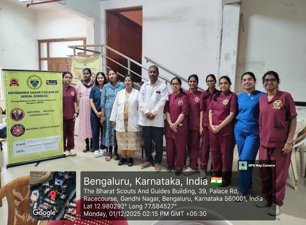 Patient in a dental chair, possibly for health education or consultation