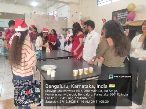 Students and staff playing games during the celebration