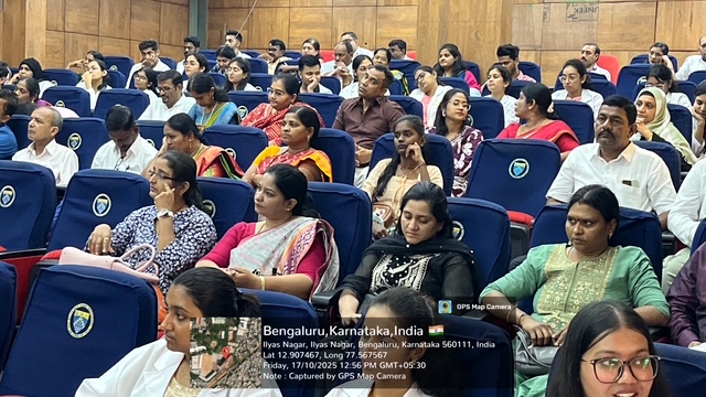 Students attending the orientation ceremony