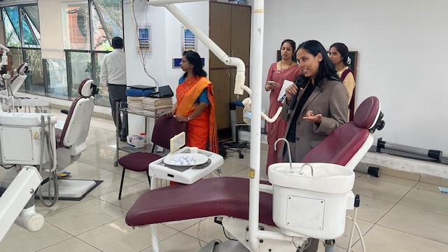 Resource person Dr Shikha Tripathi interacting with delegates during a session
