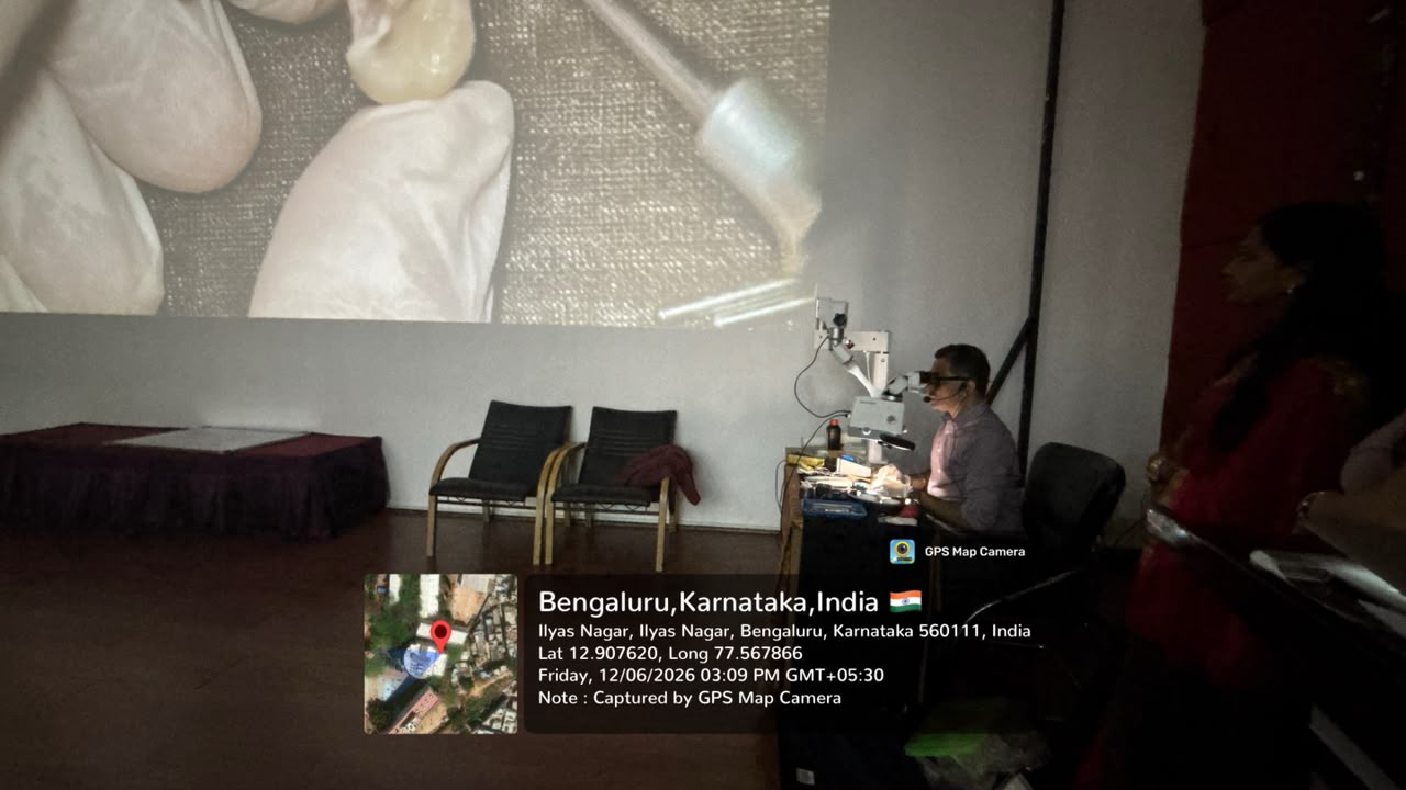 Participants engaged in hands-on training during the endodontic boot camp